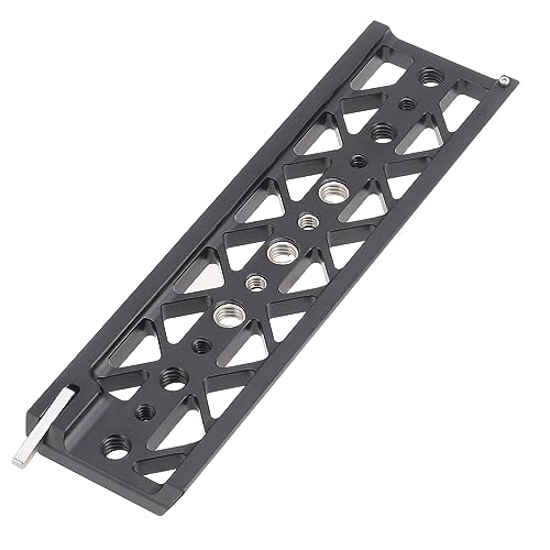 FOTGA 8" Dovetail Bridge Plate Bottom Tripod Baseplate Lightweight Base Plate Mount for Tilta Standard Camera Cage - Image 2