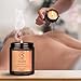 Massage Candle Peach - Soy Wax Candle 3.5Oz - Relaxing Massage Candle - Massage Candle with Coconut and Almond Oils - Body Care - Calming - Beauty - Aromatherapy