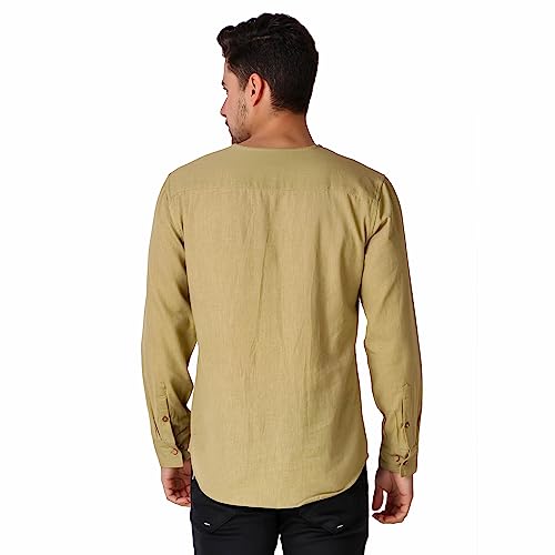 Image of rytras Men's Cotton Straight Fit Straight Kurta