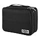 AiQInu Kabeltasche Universal Travel Kabel Organizer Tasche Cubes Kabel Etui,3 Layer Wasserdichten Verstellbares Kabelorganizer für Handy Ladekabel, Powerbank, USB Sticks, SD Karten