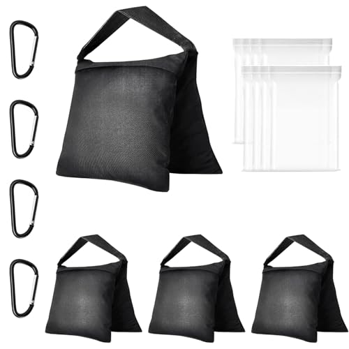 EMART Heavy Duty Sandbag Photo Studio Weight Bag Saddlebag Design for Photography Light Stand Tripod, Outdoor Patio, Sports, Pop up Tent, Umbrella Base...
