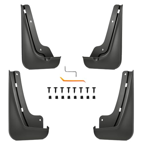 MusTree 4Pcs Wheel Tire Mud Flaps fit for Chevrolet Chevy Equinox 2025 Mud Guards Front Rear Splash Guard Rim Protector Accessories