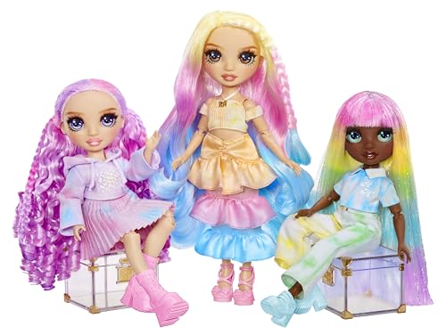 Muñeca Rainbow High Watercolor & Create Fashion DIY miniatura 6