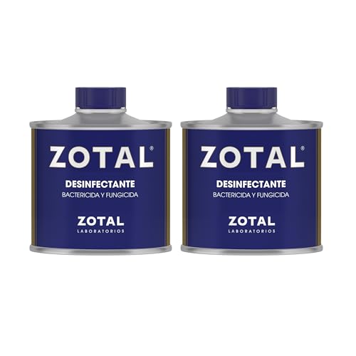 Zotal - Desinfectante - Microbicida, Fungicida y Desodorizante - 205 ml (2 unidades, 410 ml en total)