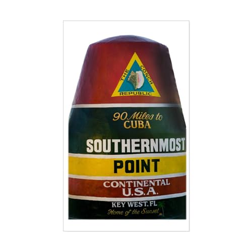 CafePress Key West Rectangle Bumper Sticker Car Decal