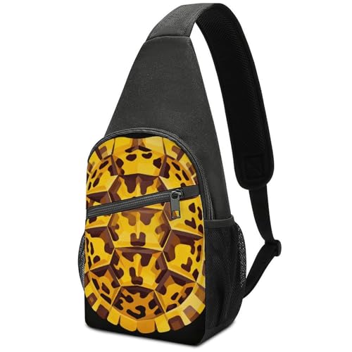 Sac bandoulière imperméable en écaille de tortue léopard pour vos randonnées et sorties