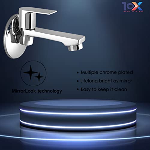 Image of 10X Brass Long Body for Bathroom /Kitchen Wall Mount LB-10228 Chrome Plated