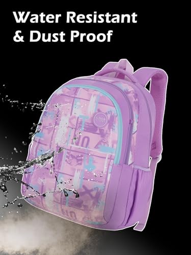 Image of Lavie Sport Canvas Laptop Backpack | 37 Liters | Fits Upto 16 Inch | Laptop Compatiable | Rain Cover | Gift for Boys & Girls