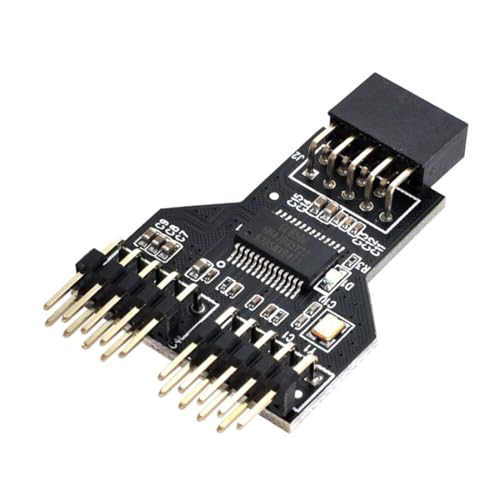 Image of Chenyang 9Pin USB Header Male 1 to 2 Female Extension Splitter Cable Connector Adapter Motherboard USB Hub USB 2.0