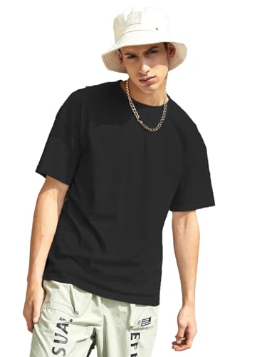 Image of KOTTY Men's Cotton Blend Regular Fit T-Shirt|Casual Wear|Lightweight Breathable