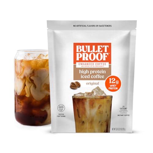 Bulletproof Iced Protein Coffee, Original, 12g Whey Protein + MCT