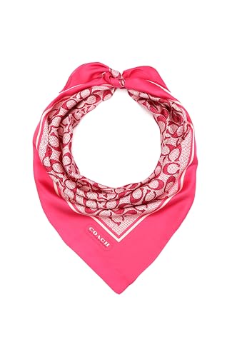 Coach TEXTURED SIGNATURE C PRINTED SILK SQUARE