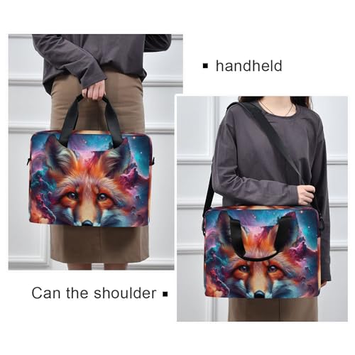 Funda para portátil ALAZA Fox Head Galaxy 13-15.6 pulgadas miniatura 2