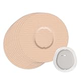 20 Pack,Over Patches Waterproof for Dexcom g7,CGM Sensor Patches| Non-Glue Central, Full Coverage, Latex-Free, Hypoallergenic& Breathable | Easy to Remove Without Leaving Any Marks (Tan, 3.15 in)