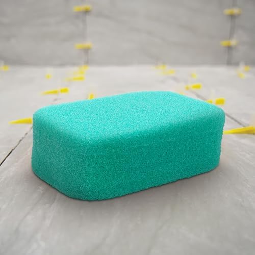 QEP 70020-18 Epoxy Grout Sponge 7" x 5" x 2-1/2" Teal Color - Individually Bagged - 5