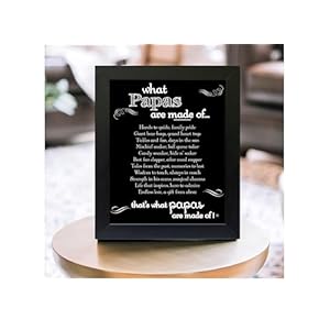 Papa chalkboard frame gift for papa for fathers day birthday birth of grandchild made in usa  urban country home decor