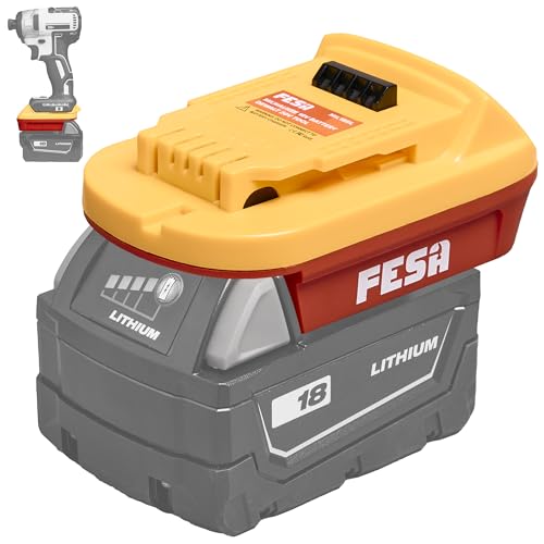 FESA Milwaukee to DeWalt Compatible Battery Adapter