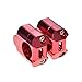 Produktbild Livecity® 1 Paar 28 mm Motorrad Lenkerklemmen Adapter Risers Taper für BWS MSX-125, MWSUKSU933, rot, 28mm