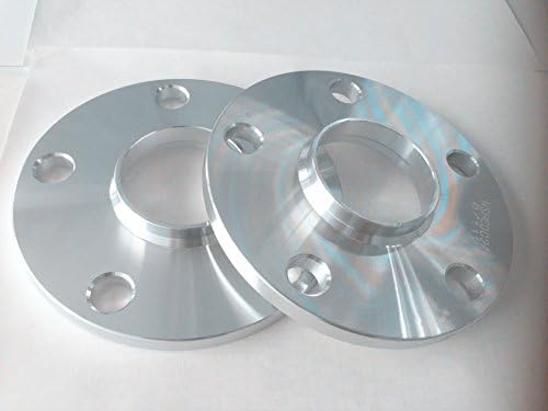 NB-AERO Four Hub Centric Wheel Spacers Adapters 12MM or 12/25" Thickness 5 x 100mm Bolt Pattern 54.1mm Center Bore