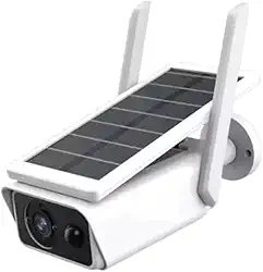 Câmera de Segurança WiFi Solar Full HD 1080p – Monitoramento Inteligente com Energia Solar ou Bateria, Visão Noturna, Detecção de Movimento e Conexão Remota via App