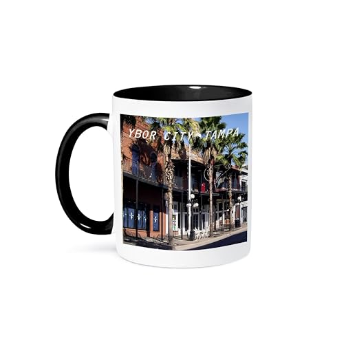 3dRose Ybor City Tampa Florida 15oz Coffee Mug