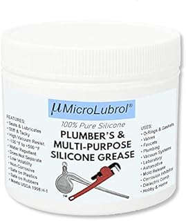 MicroLubrol Plumber's & Multi-Purpose Silicone Grease, 2 oz, Plumbing, Laboratory, Industrial and More