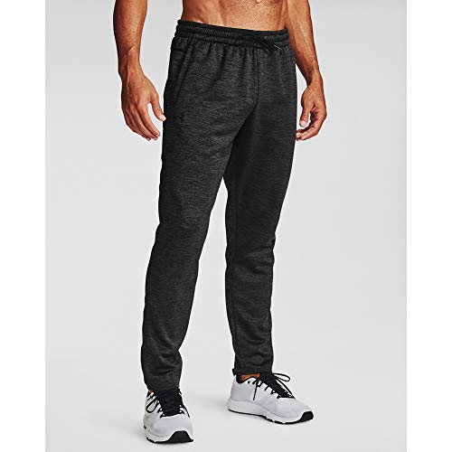 Under Armour Men's Armour Fleece Twist Pants , Black (001)/Black , Medium