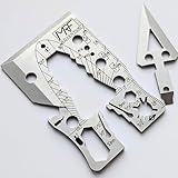 MRF Card Multitools Adventur Titanium Survival Credit Card Axe Multitool – 40+ Functions | EDC Pocket Tool with Axe, Wrenches, Screwdrivers, Firestarter
