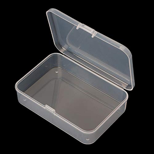 AKOAK Clear Polypropylene Rectangle Mini Storage Containers Box with