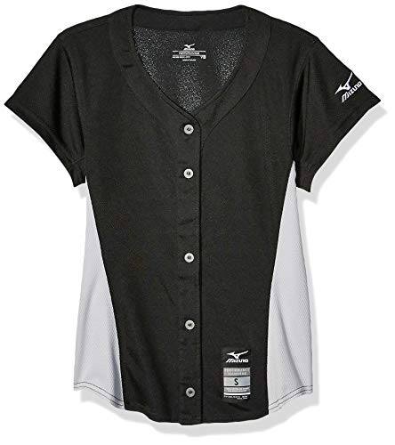 Mizuno Full Button Jersey maillot boutonné boutonnière renforcée