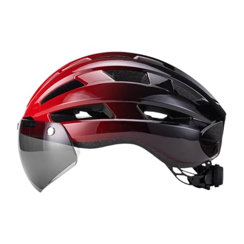 Casque de vélo avec visière amovible et rembourrage souple pour femme et adulte