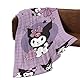 YCVBCY Kuromi Kinder Decke, Süßes Kawaii Thema Kinder Decke für Jungen Mädchen Spiele zum Thema Cartoons, Dekor Decke Bedruckt Weiche Plüschdecke 100x150CM