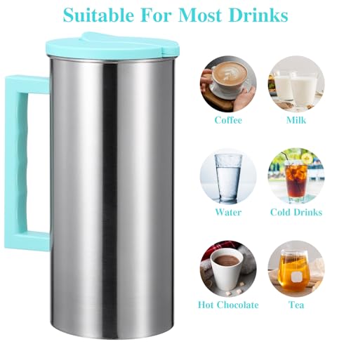 Jarra de acero inoxidable 18L para servir bebidas sin derrames en reuniones y hogar 7