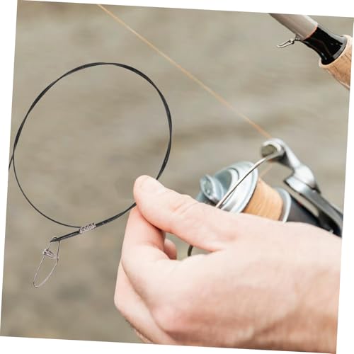POPETPOP 10 piezas líderes de acero para pesca miniatura 5