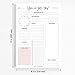 Boost Productivity with Undated Daily Planner - 50 Tear-Off Sheets - Goal Setting, Tasks & Notes - Organization & To-Do List (8.5 x 11)