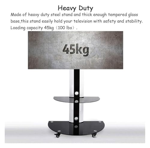 Soporte móvil para TV de 32" a 60" con ruedas y frenos miniatura 5