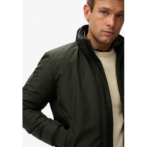 Superdry Para Hombre. M5012258A Chaqueta City Harrington Verde (Xxl), Casual, PoliéSter - 5