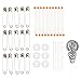 Fiskars Sewing Kit with Scissors, Measuring Tape, Pins, Thread and More, 62-Piece Sewing Set with Case, Craft Supplies, Clear