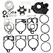 QuickMarine 96148A8 Water Pump Impeller Repair Kit for Mercury Marine 75-200 HP Outboard Motors and MerCruiser Drives Replacement 46-96148A8 46-96148Q8 Sierra 18-3517 Boat Engine