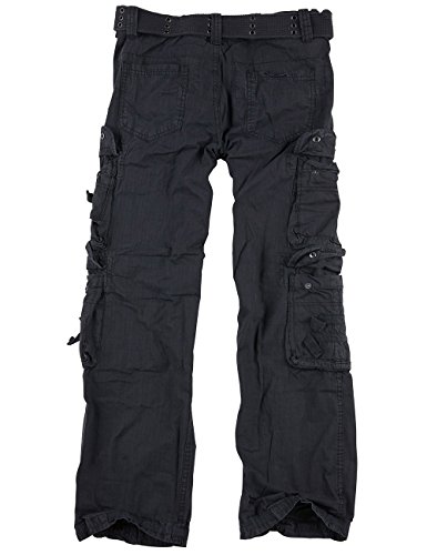 Foto von Trooper Royal Traveler Trousers, Herren Cargo Hose, Royal Black XXL