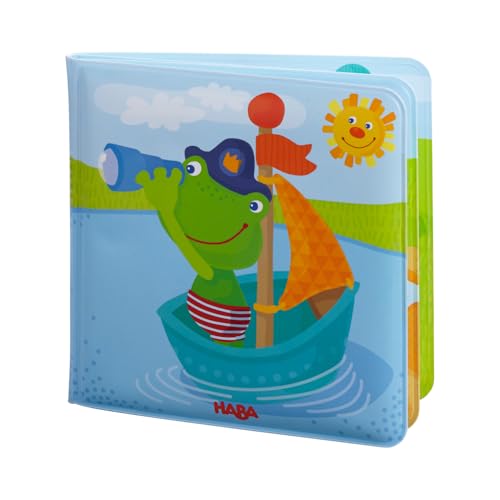 HABA 302634 Badebuch Kapitän Frosch 2, Kleinkindspielzeug