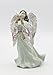 Cosmos 96571 Fine Porcelain African American Angel Musical Figurine, 9-1/8-Inch , Green