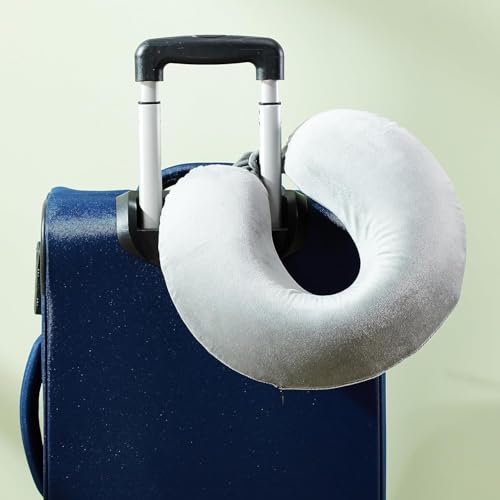 Image of Click2Store Gray Color Neck Pillow and with Eye mask