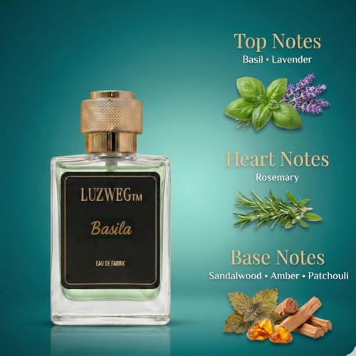 Image of Basila 50 ml Luxury Perfume (Basil & Lavender) | Long Lasting Aromatic Unisex EDP | Premium Fresh Fragrance for Men & Women | Strong Everyday Signature Scent | Ideal Gift Option