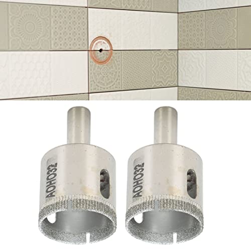 Set de 2 brocas diamantadas 32 mm para vidrio y cerámica miniatura 2