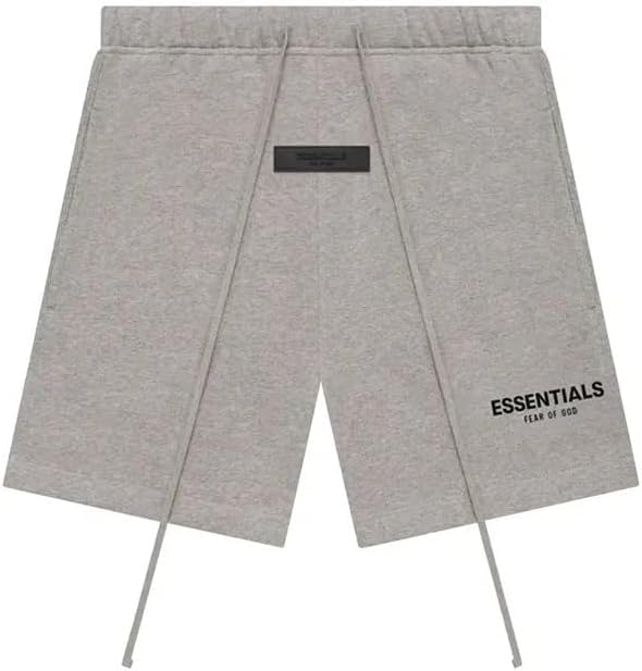 Essentials Athletic Shorts Adult Men Oversized Fit Choose one Size Down (US Alpha Medium Regular Regular Dark Oatmeal)