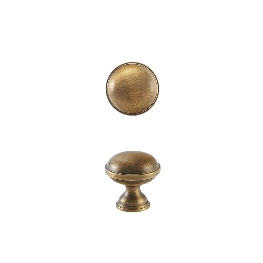 Poignée demi-cercle en laiton pur style vintage L pour meuble chic