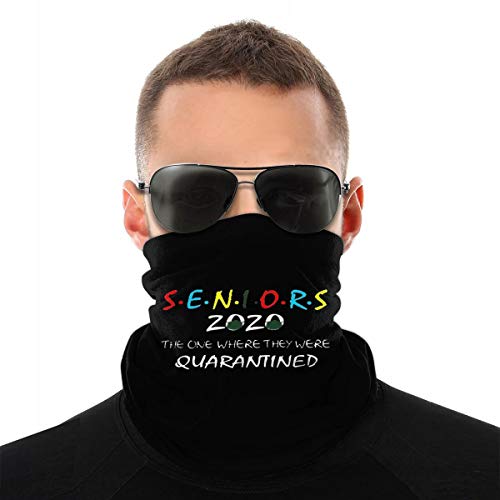 Class of 2020 Graduation Senior Funny Quarantine Neck Warm Bib Sunscreen Face Mask
