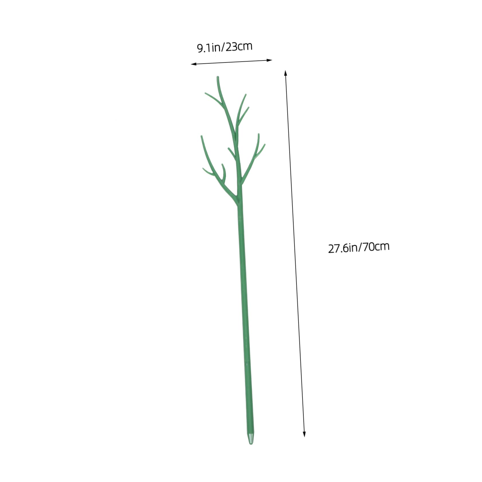 ibasenice Tuteur pour Plantes Grimpantes en Pot Vert 6 Pièces en Plastique
