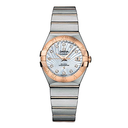 Omega Women's 12320272055001 Constellation White Mother of Pearl Watch
